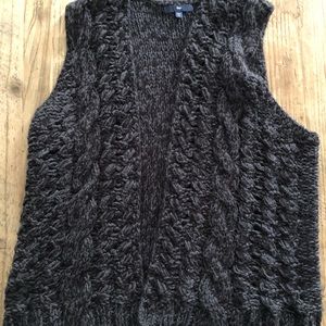 Gap open front knit sweater vest